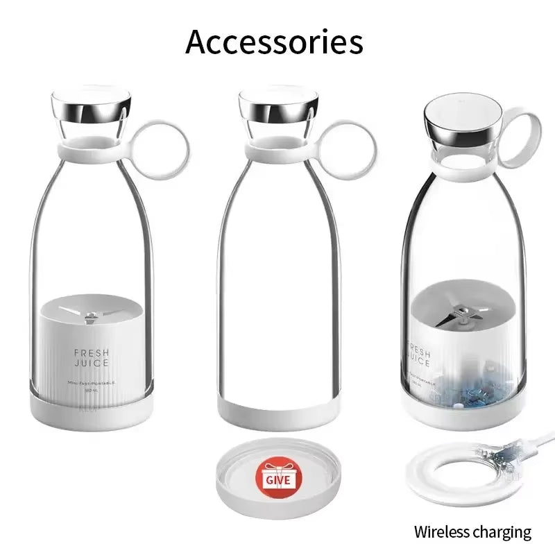 Multi-Functional Mini Juicer Portable Juice Cup Portable Blender Bottle Usb Rechargeable Shake Cup Blender Antioxidant Cup