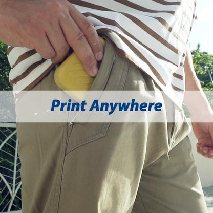 B10 Mini Handheld Printer Mobile Printer Wireless Wifi Printer with Ios/Android APP for DIY Printing T-Shirt Printing QR Code Barcode Production Date Logo Batch Series Number