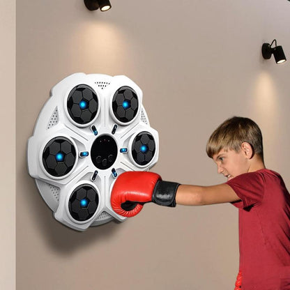 Smart Bluetooth-Compatible Boxing Machine, Wall Mounted Boxing Mat, Music Boxing Target, Home, Indoor, and Gym Boxing Music, Exercise Coordination, Boxing Pad, Boxing Equipment for Christmas Gift